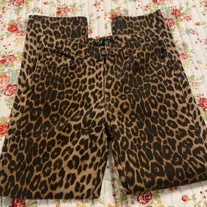 Zara leopard pants